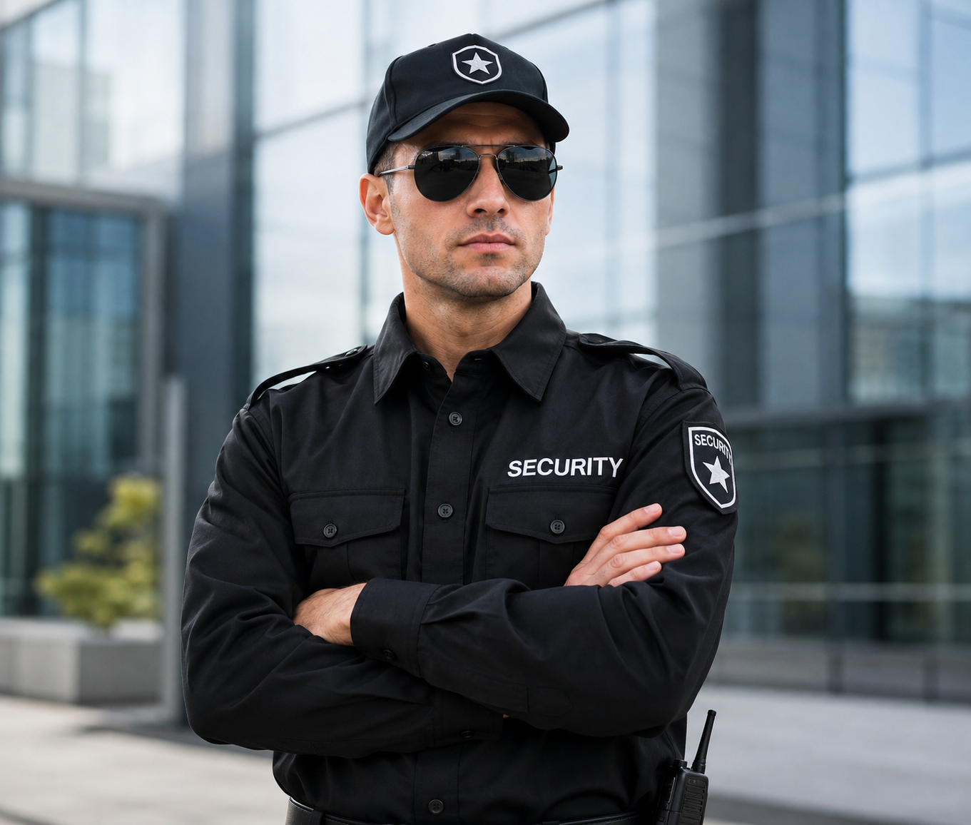 Professional Bird View Security guard